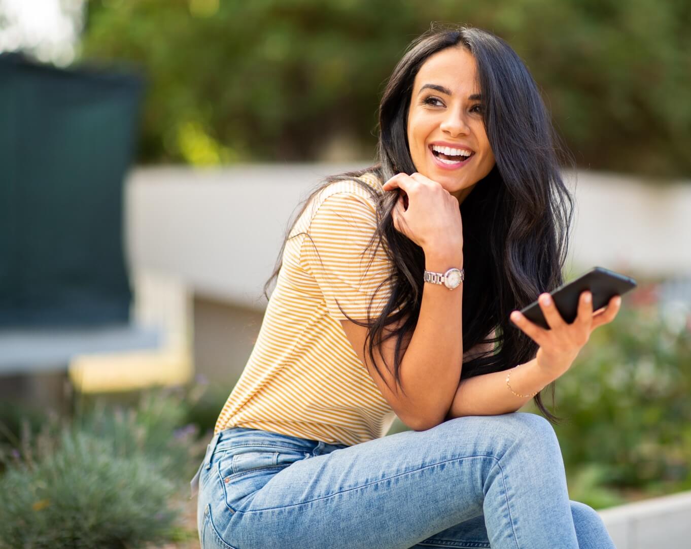 Woman Smiling